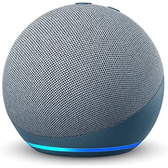 Echo Dot (4th Gen) | Smart speaker with Alexa | Twilight Blue